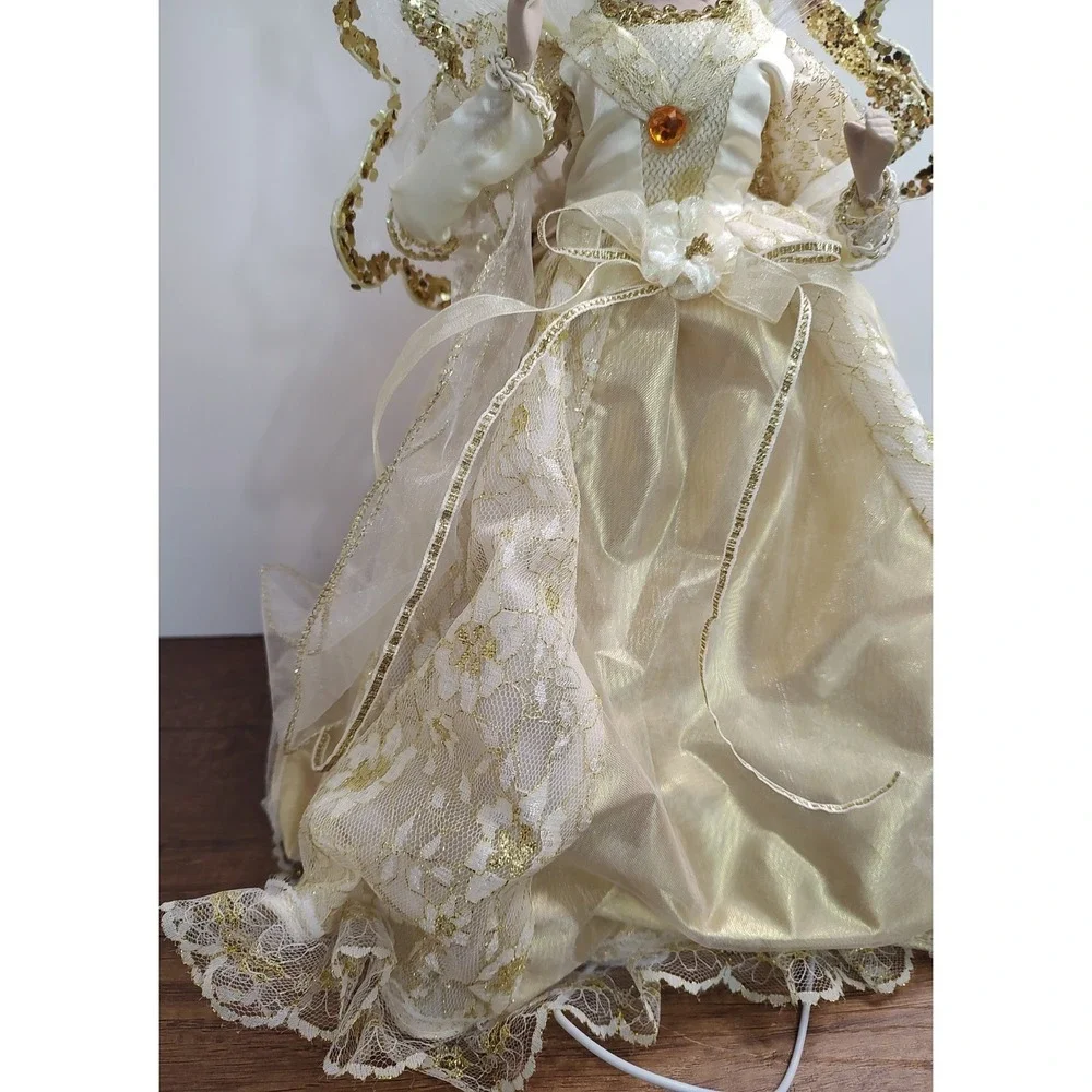Trim A Home Magical Light Up Christmas Angel Fiber Optic Tree Topper 15